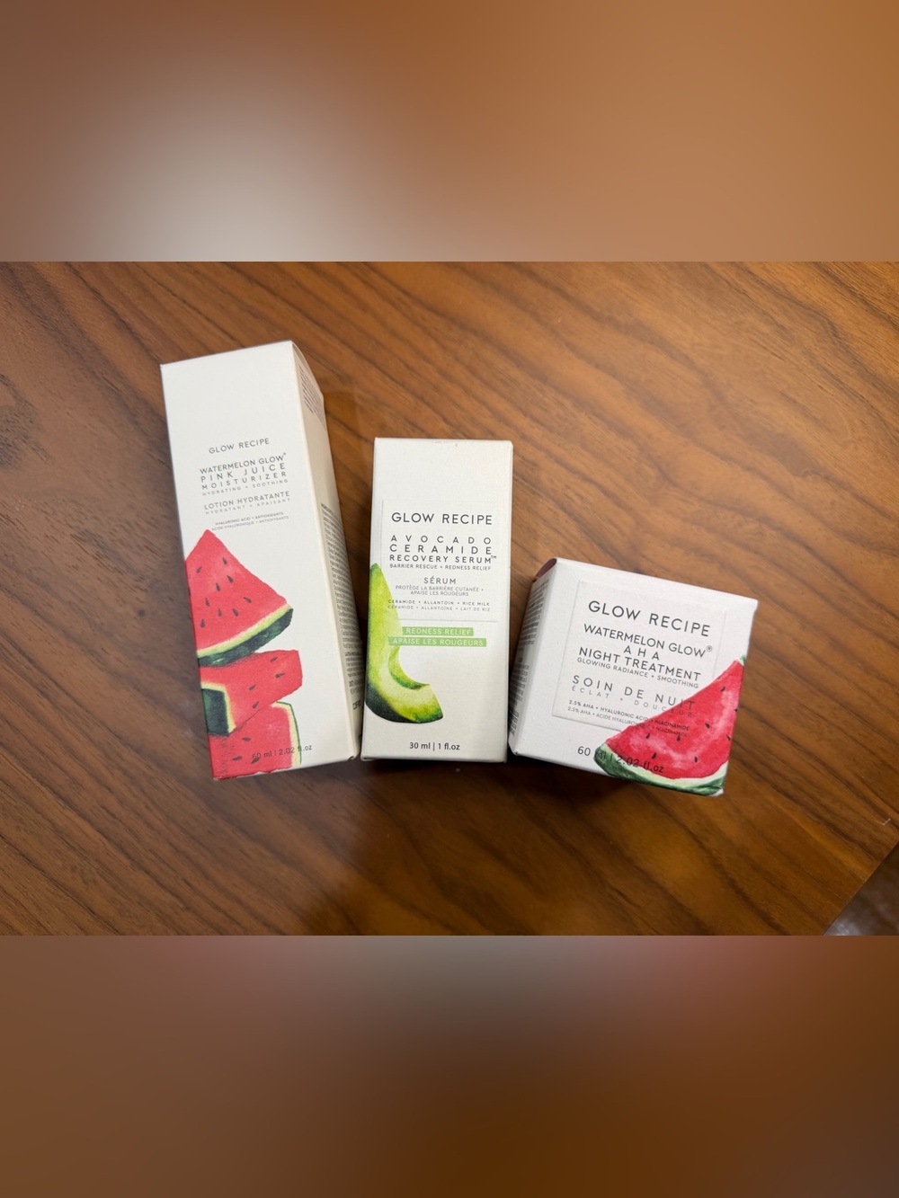 Glow Recipe Full-Size Skincare Trio – Watermelon Glow & Avocado Ceramide